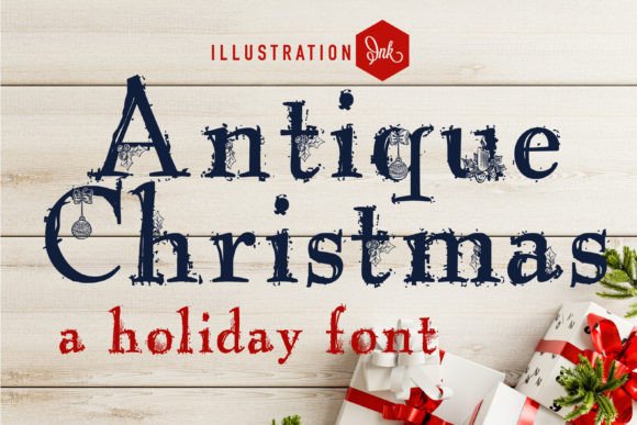 Antique Christmas Font for Elegant Branding