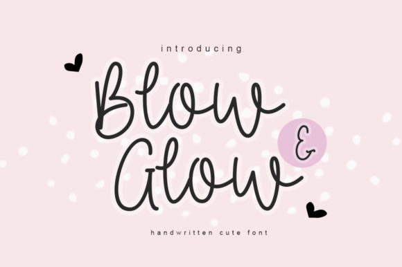 Blow Glow Font Review