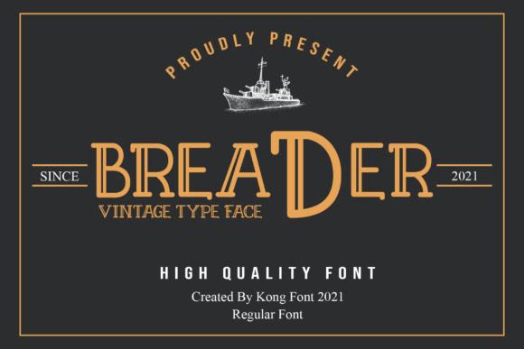 Breader: A Playful Font for Creative Projects