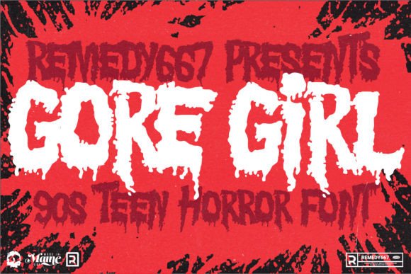 Gore Girl: A Horror-Inspired Display Font