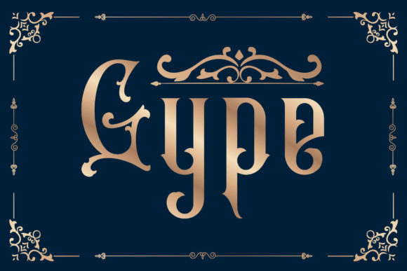 Gype: A Vintage Serif Font