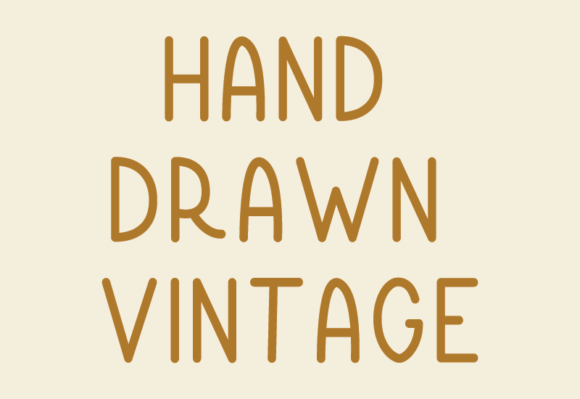 Hand Drawn Vintage Font