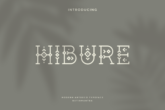 Hibure: A Serif Font with Timeless Vibe