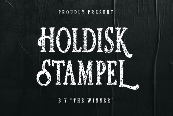 Holdisk Stampel: Vintage Serif with Edge