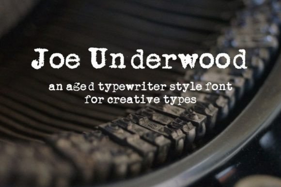 Joe Underwood Font for Creative Projects