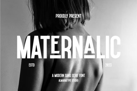 Maternalic: A Bold Font for Business