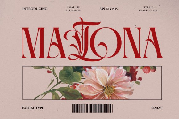 Matona: A Bold Serif Font for Web Design
