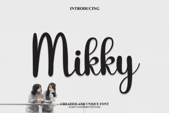 Mikky: A Romantic Script Font