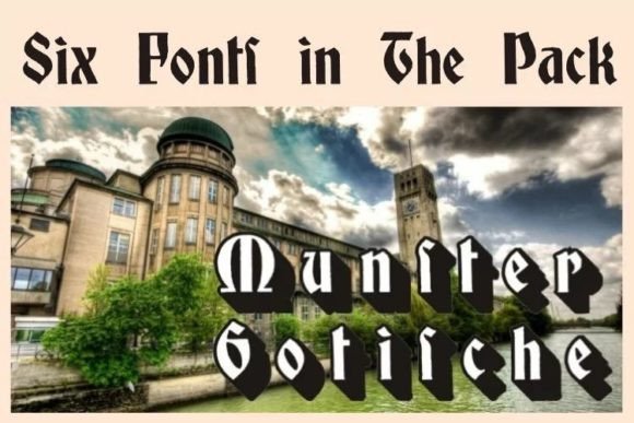 Munster Gotische Font Review