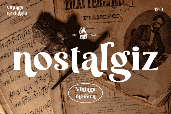 Nostalgiz: A Vintage Modern Font