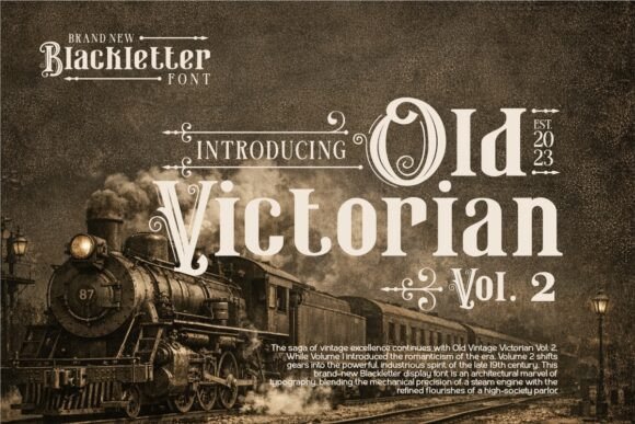 Old Victorian Vol 2 Font Review