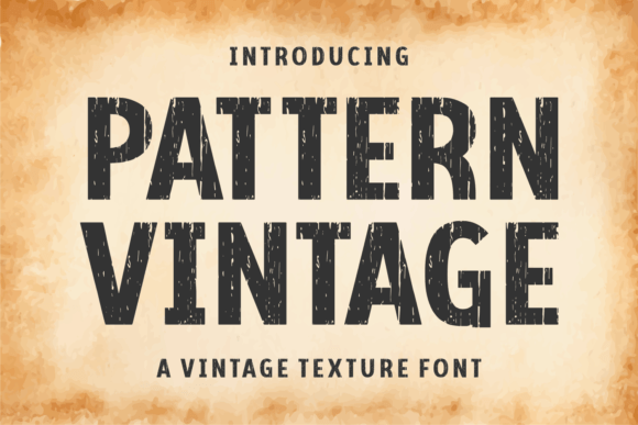 Pattern Vintage Font Review