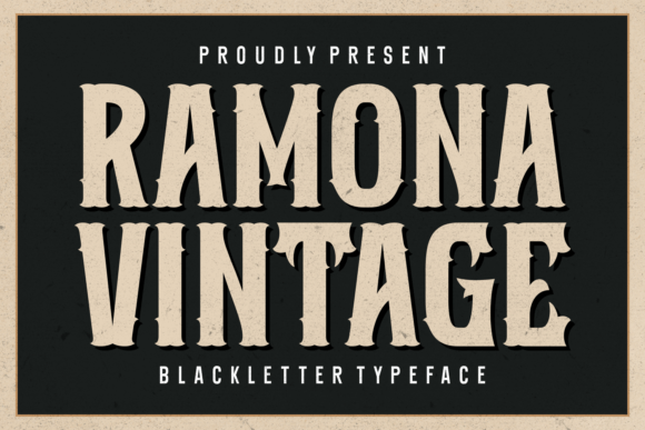 Ramona Vintage: A Bold Font for Web Design