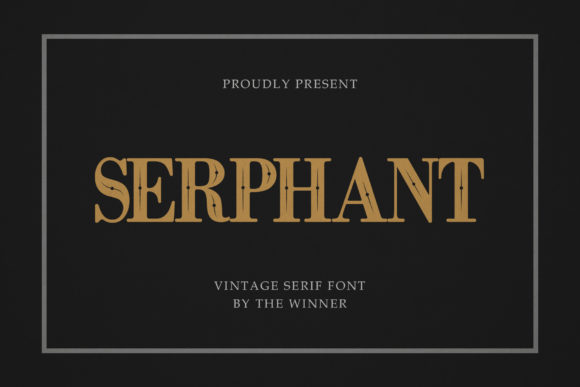 Serphant: A Vintage Serif Font for Creative Projects