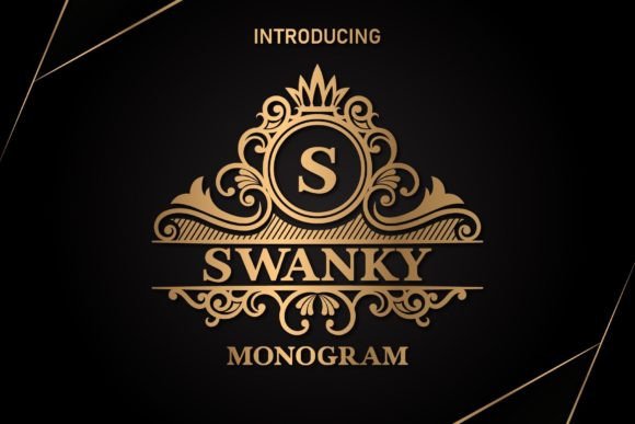 Swanky Monogram Font for Elegant Design