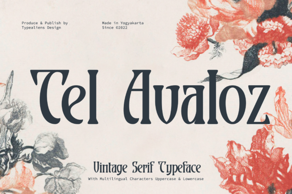Tel Avaloz: A Vintage Serif for Impactful Campaigns