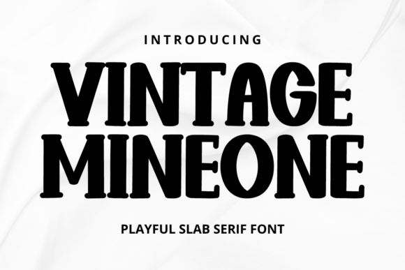 Vintage Mineone: A Bold Font for Business