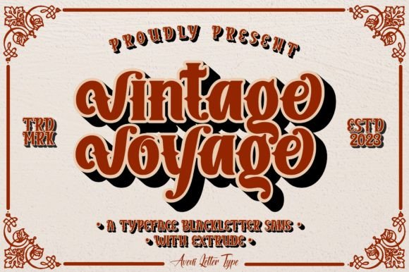 Vintage Voyage Font for Business