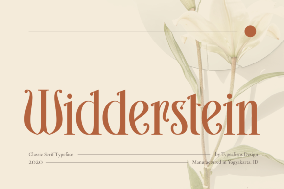 Widderstein: Elegant Serif for Web Design