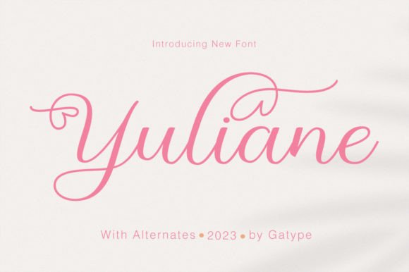 Yuliane Font: Elegant Script for Editorial Design